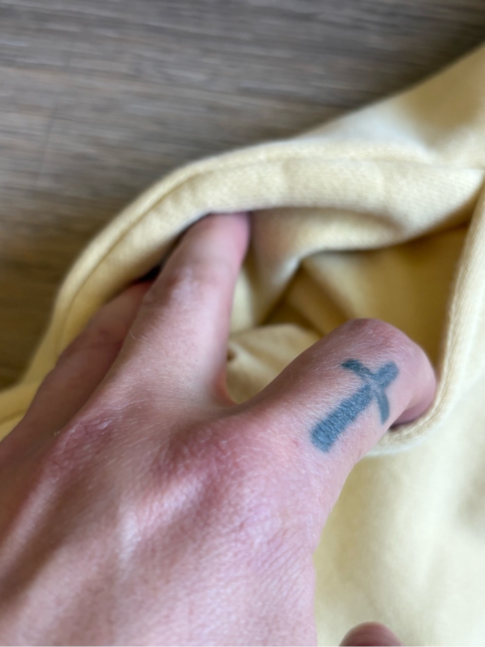 TNA Mega Quarter-Zip Soft Yellow Pullover Sweatshirt - Picture 10 of 13